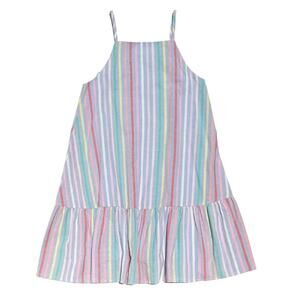 PLEAT‎ LYDIA SORBET STRIPE DRESS NWT 16